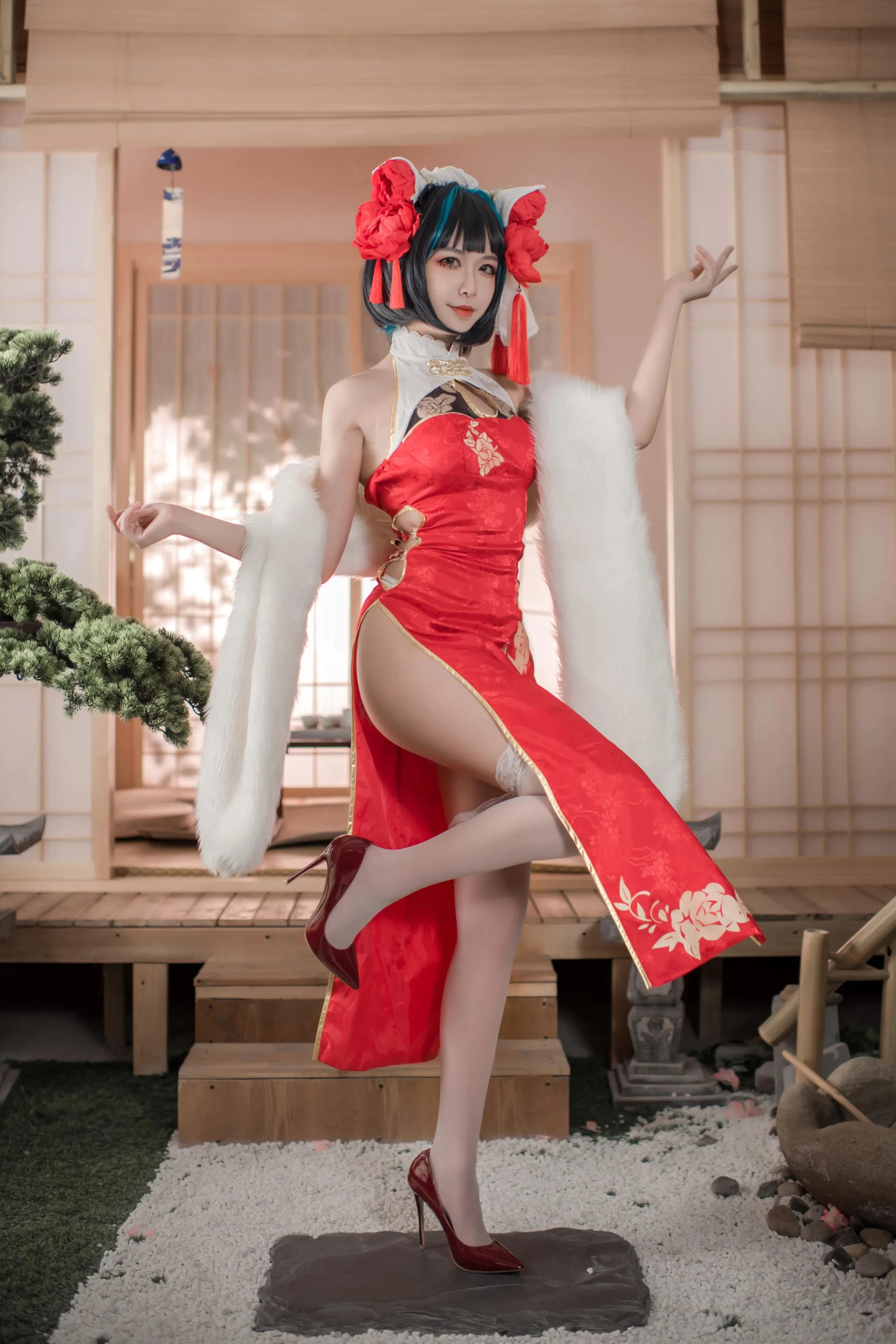 Azur Lane · Cheshire in a Red Qipao · 1