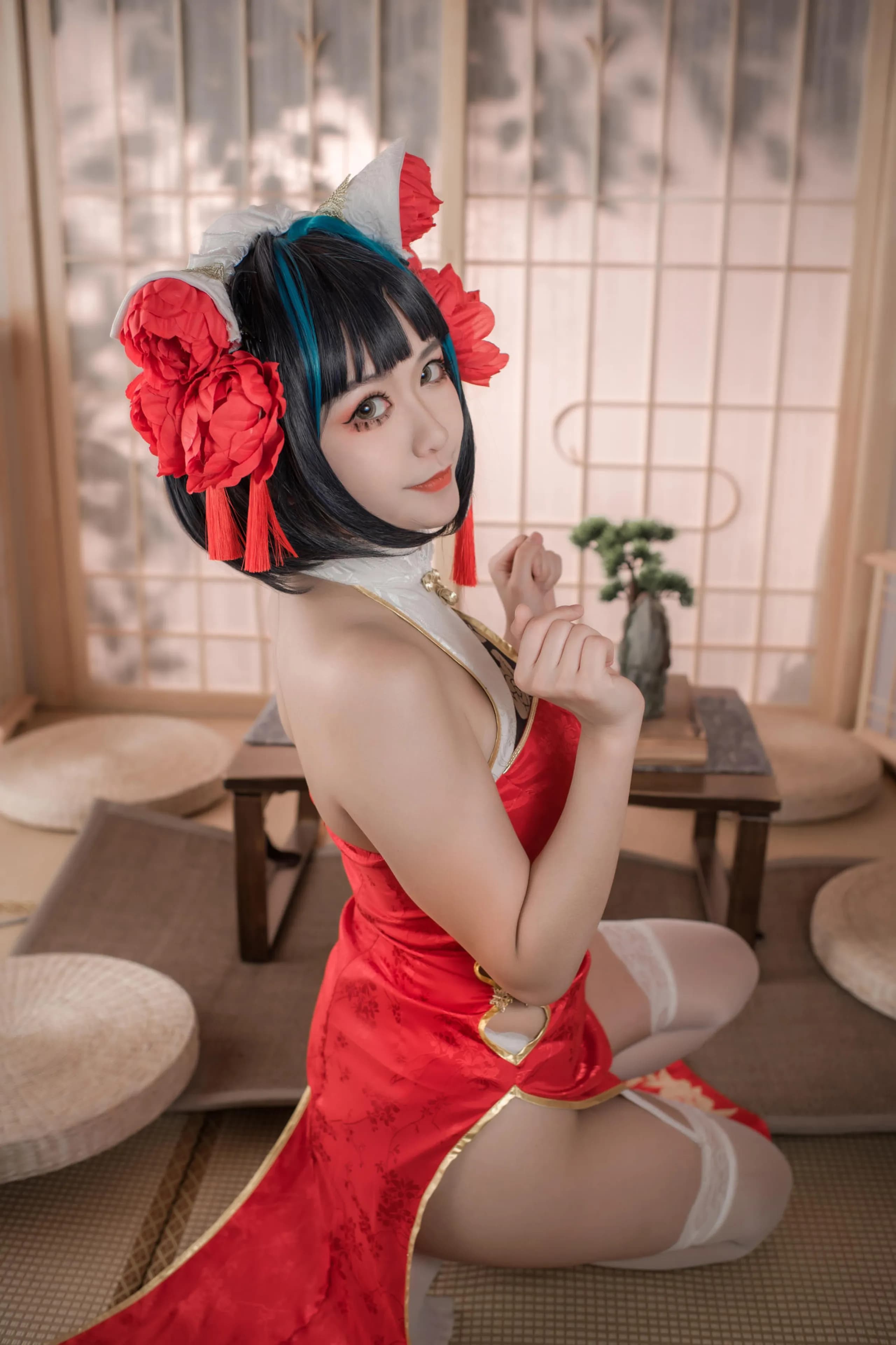 Azur Lane · Cheshire in a Red Qipao · 36
