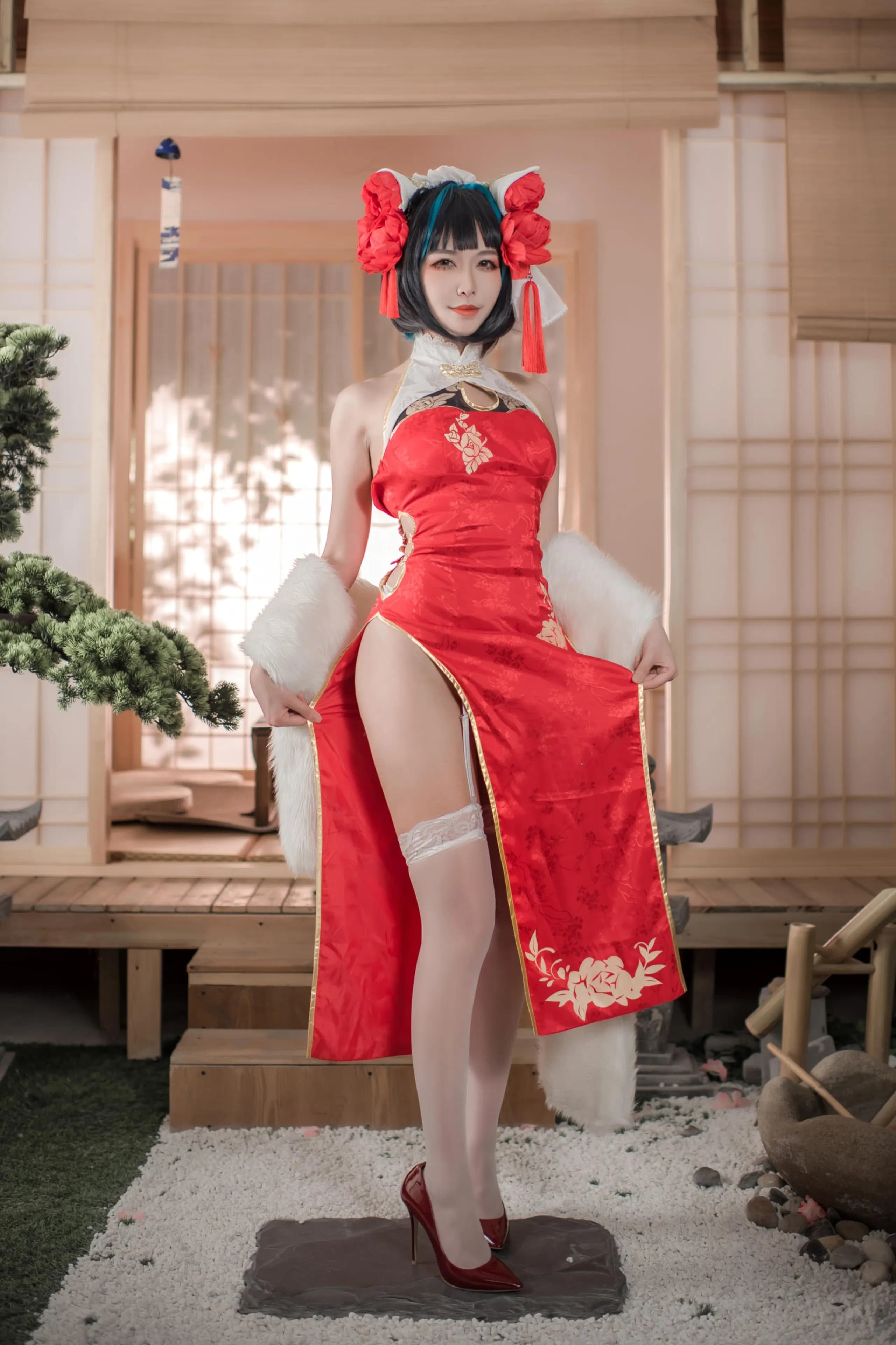 Azur Lane · Cheshire in a Red Qipao · 3