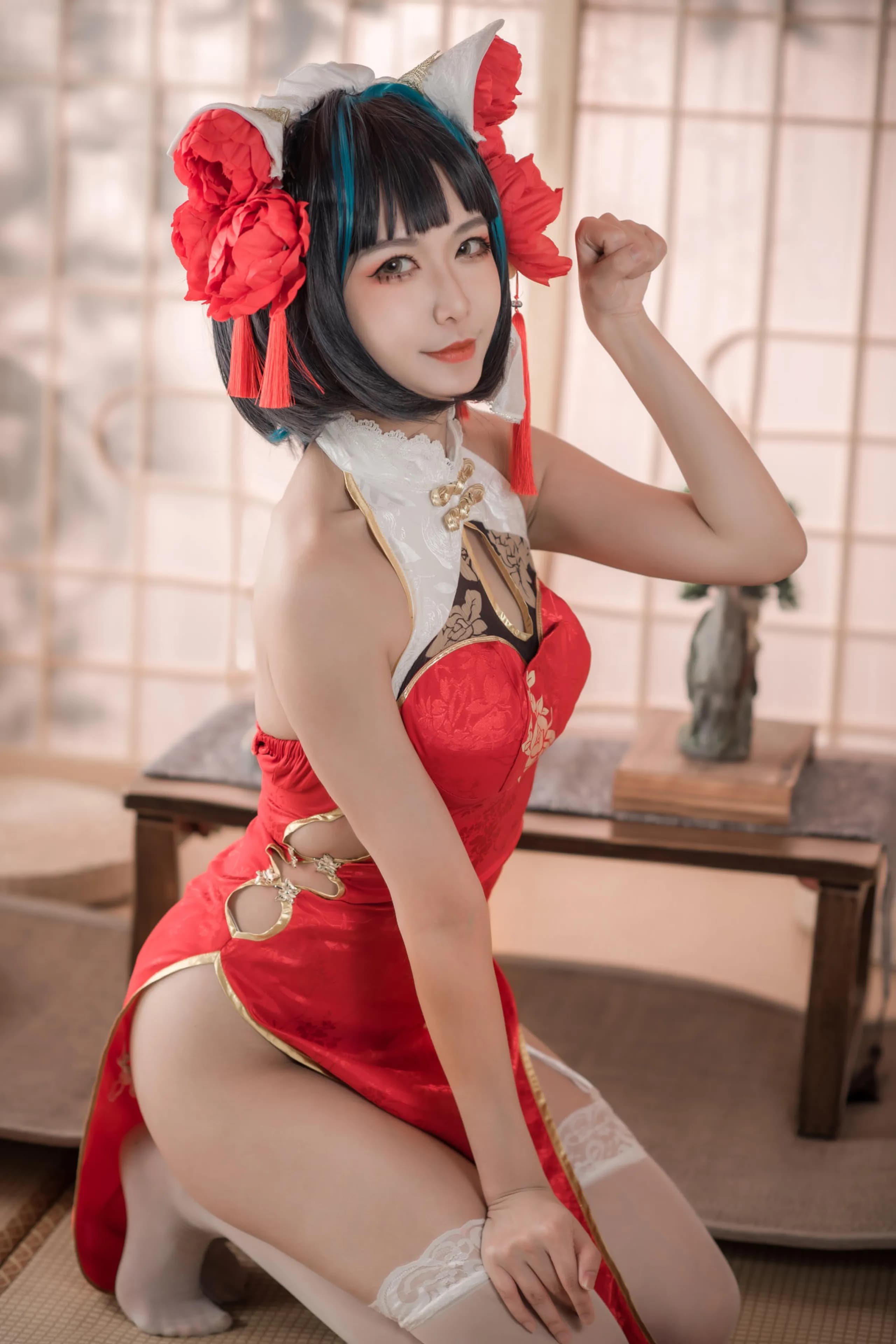 Azur Lane · Cheshire in a Red Qipao · 8