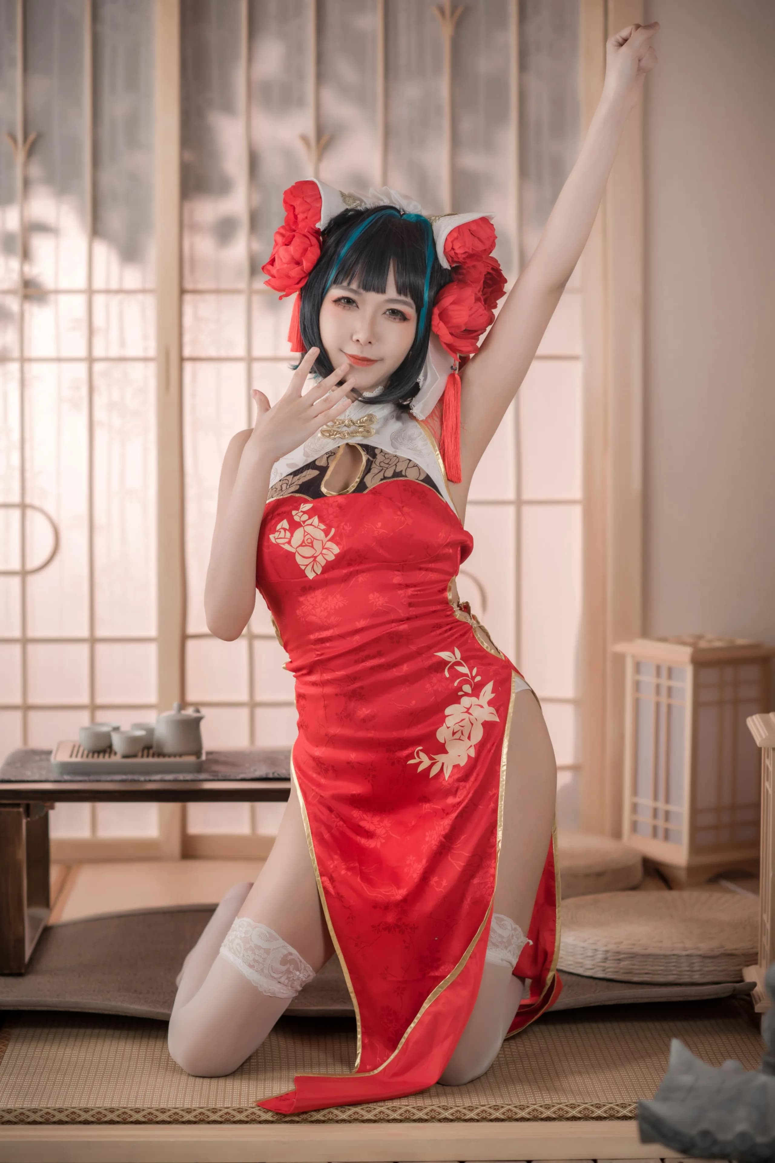Azur Lane · Cheshire in a Red Qipao · 6