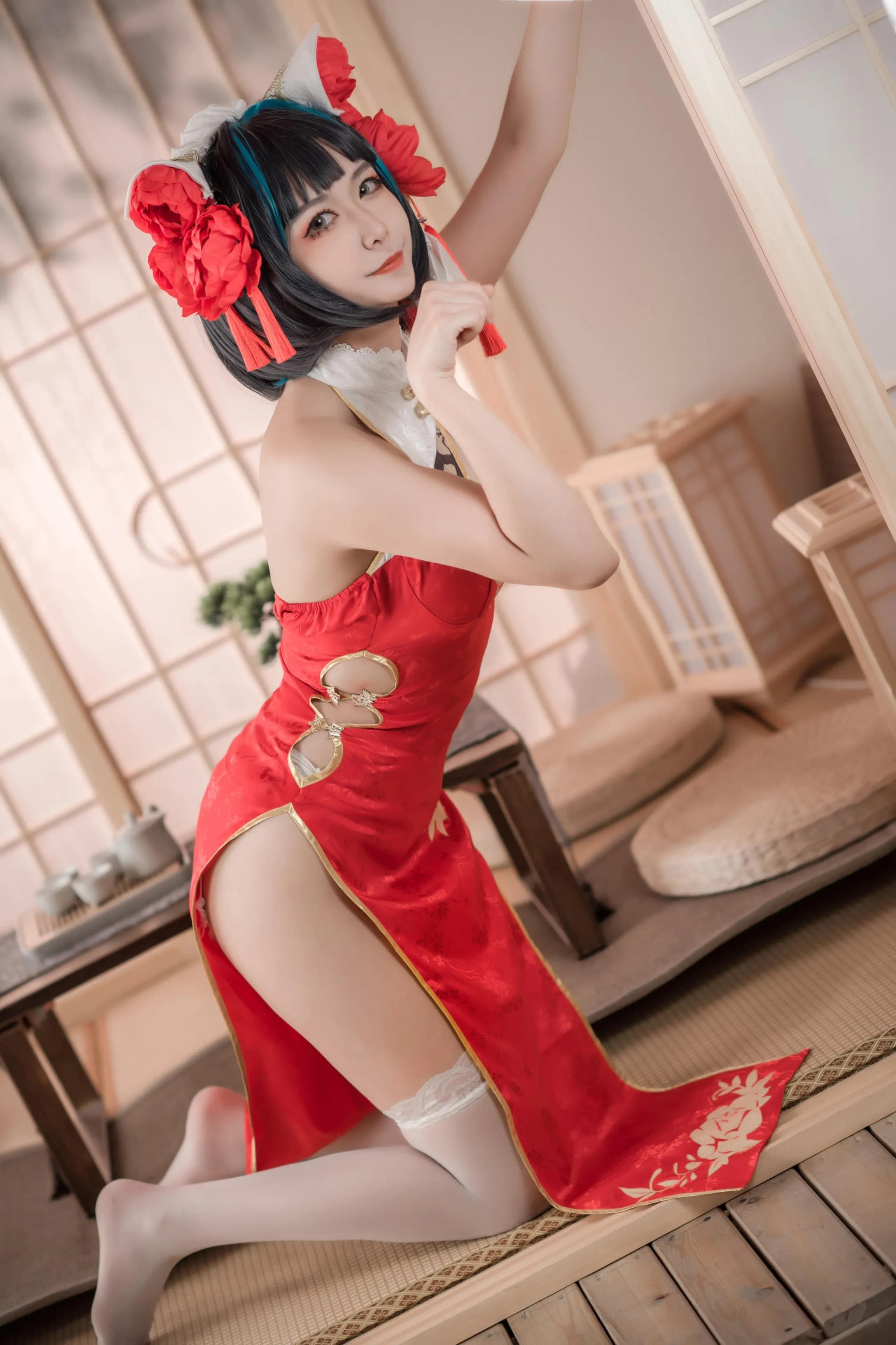 Azur Lane · Cheshire in a Red Qipao · 9